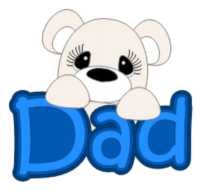 Dad Day Bear Freebie by ScrappyDew