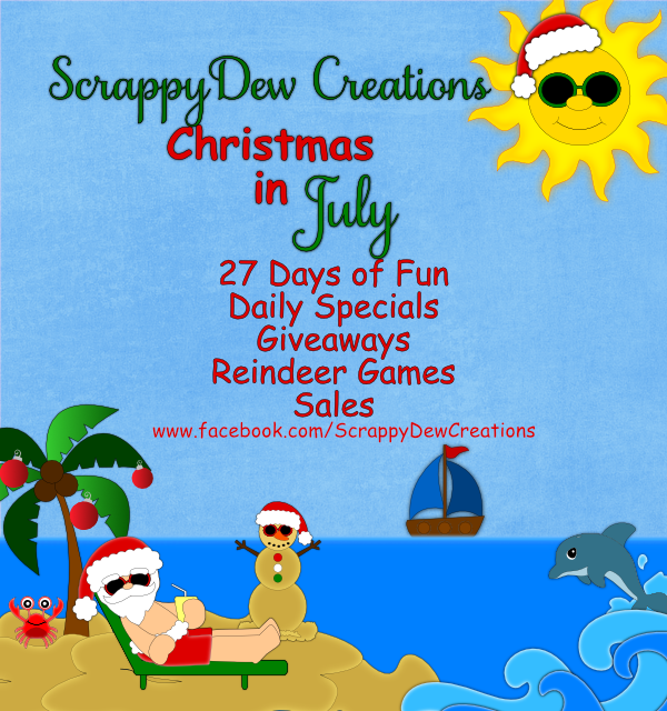 ScrappyDew Creations – Christmas in July